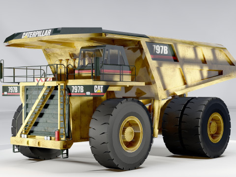 CAT Haul Truck 797B 3D Model