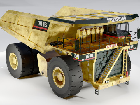 CAT Haul Truck 797B 3D Model