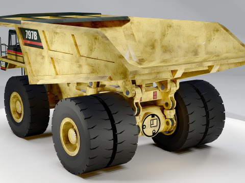 CAT Haul Truck 797B 3D Model