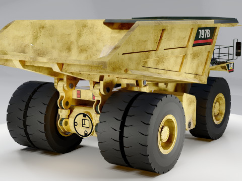 CAT Haul Truck 797B 3D Model