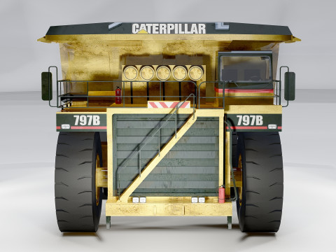 CAT Haul Truck 797B 3D Model