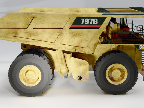 CAT Haul Truck 797B 3D Model