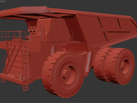CAT Haul Truck 797B 3D Model