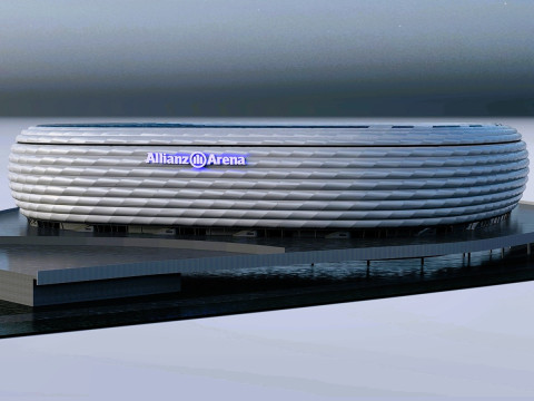 Allianz Arena Stadium 3D 모델