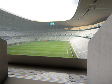 Allianz Arena Stadium 3D Модель
