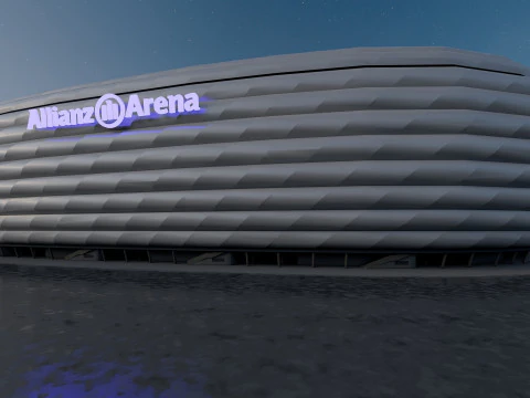 Allianz Arena Stadium 3D Model