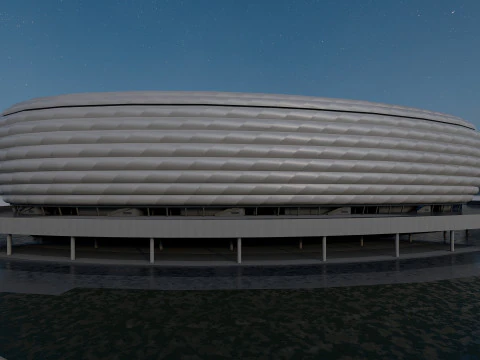 Allianz Arena Stadium 3D Model