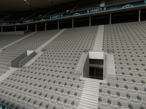Allianz Arena Stadium 3D Модель
