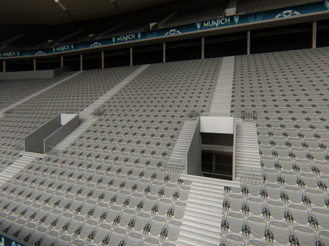Allianz Arena Stadium 3D Model