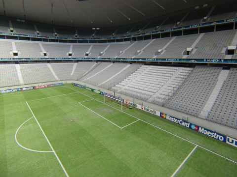 Allianz Arena Stadium 3D Модель