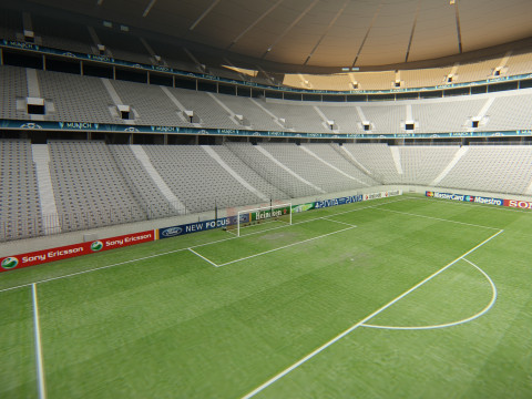 Allianz Arena Stadium 3D Модель