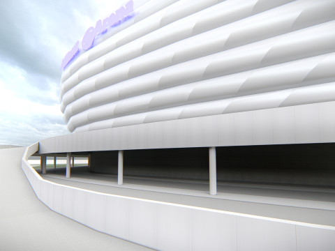 Allianz Arena Stadium 3D Модель
