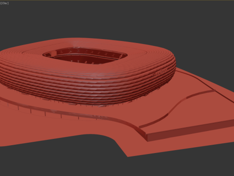 Allianz Arena Stadium 3D Модель