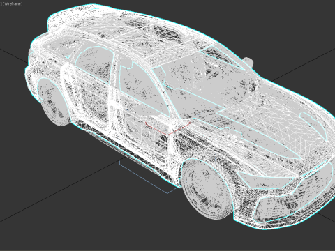 Audi RS6 Avant GT 2024 3D 모델
