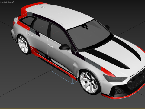 Audi RS6 Avant GT 2024 3D 모델