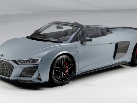 Audi R8 Spyder 2020 Modelo 3D