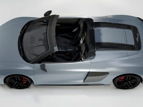Audi R8 Spyder 2020 3D Model