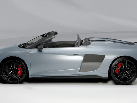 Audi R8 Spyder 2020 3D Model