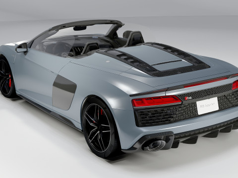Audi R8 Spyder 2020 Modelo 3D
