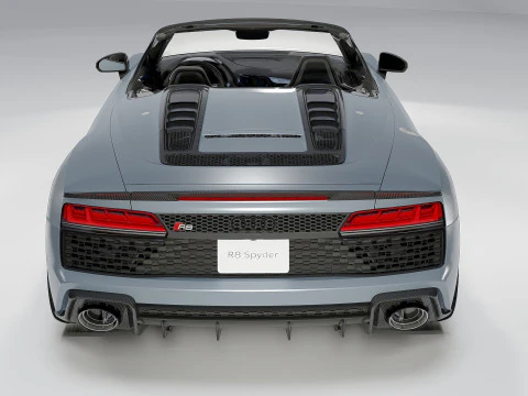 Audi R8 Spyder 2020 3D Model