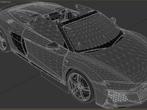 Audi R8 Spyder 2020 Modelo 3D
