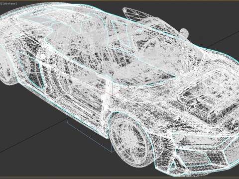 Audi R8 Spyder 2020 3D Model
