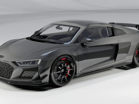Audi R8 V10 GT RWD 2023 3D Model