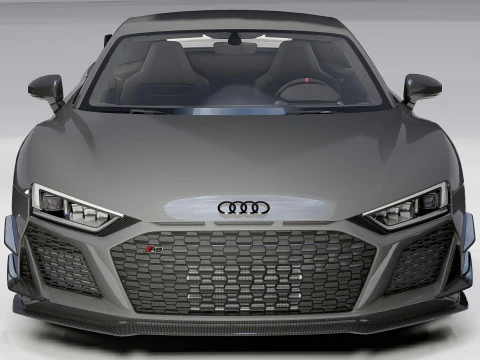 Audi R8 V10 GT RWD 2023 3D Model