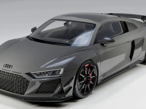 Audi R8 V10 GT RWD 2023 3D Model