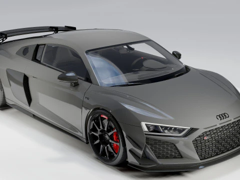 Audi R8 V10 GT RWD 2023 3D Model