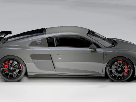 Audi R8 V10 GT RWD 2023 3D Model
