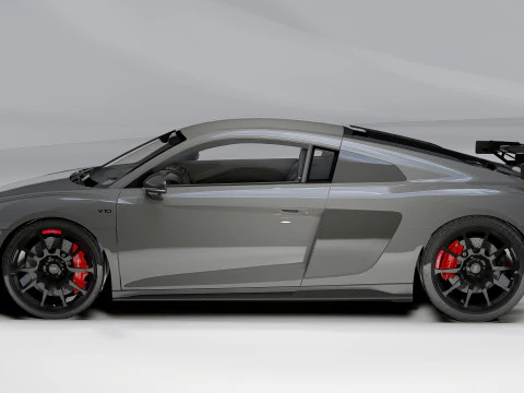 Audi R8 V10 GT RWD 2023 3D Model