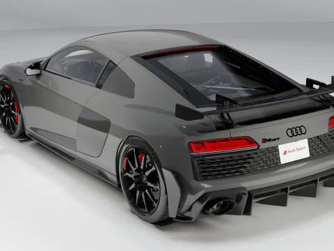 Audi R8 V10 GT RWD 2023 3D Model
