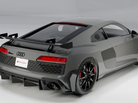Audi R8 V10 GT RWD 2023 3D Model