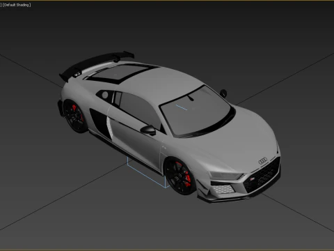 Audi R8 V10 GT RWD 2023 3D Model