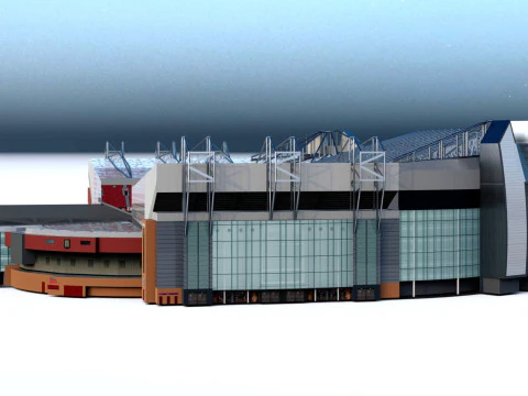 Old Trafford - Manchester United Stadium 3D Model