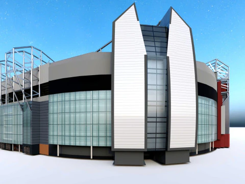 Old Trafford - Manchester United Stadium 3D Model