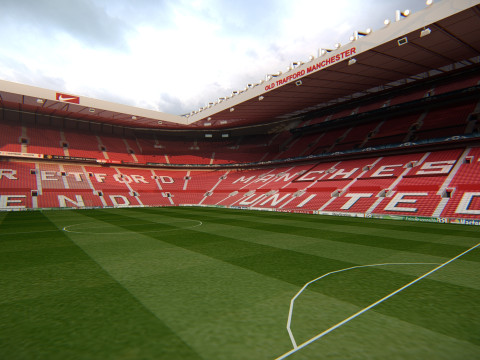Old Trafford - Manchester United Stadium 3D Модель