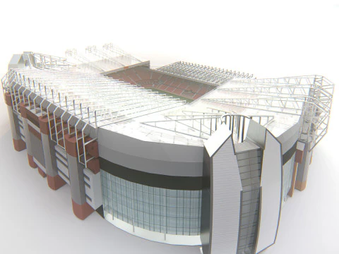 Old Trafford - Manchester United Stadium 3D Model