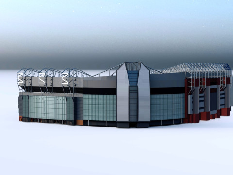 Old Trafford - Manchester United Stadium 3D Модель
