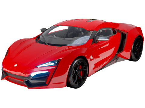 W Motors Lykan Hypersport 2015 3Dモデル