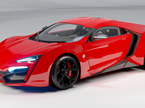 W Motors Lykan Hypersport 2015 3D Model