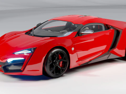 W Motors Lykan Hypersport 2015 3D Model
