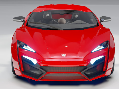 W Motors Lykan Hypersport 2015 3D Model