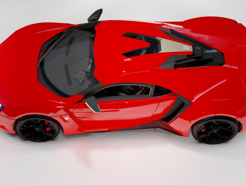 W Motors Lykan Hypersport 2015 3D Model