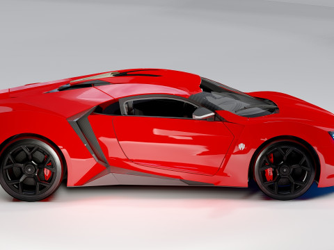 W Motors Lykan Hypersport 2015 3D Model