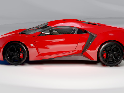 W Motors Lykan Hypersport 2015 3D Model
