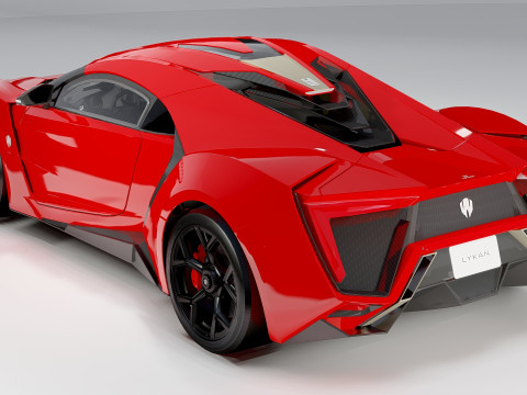 W Motors Lykan Hypersport 2015 3D Model