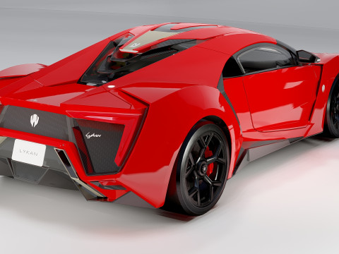 W Motors Lykan Hypersport 2015 3D Model