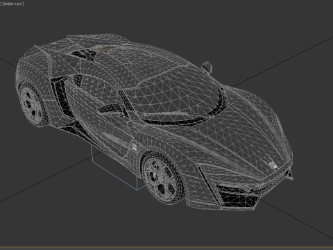 W Motors Lykan Hypersport 2015 3D Model